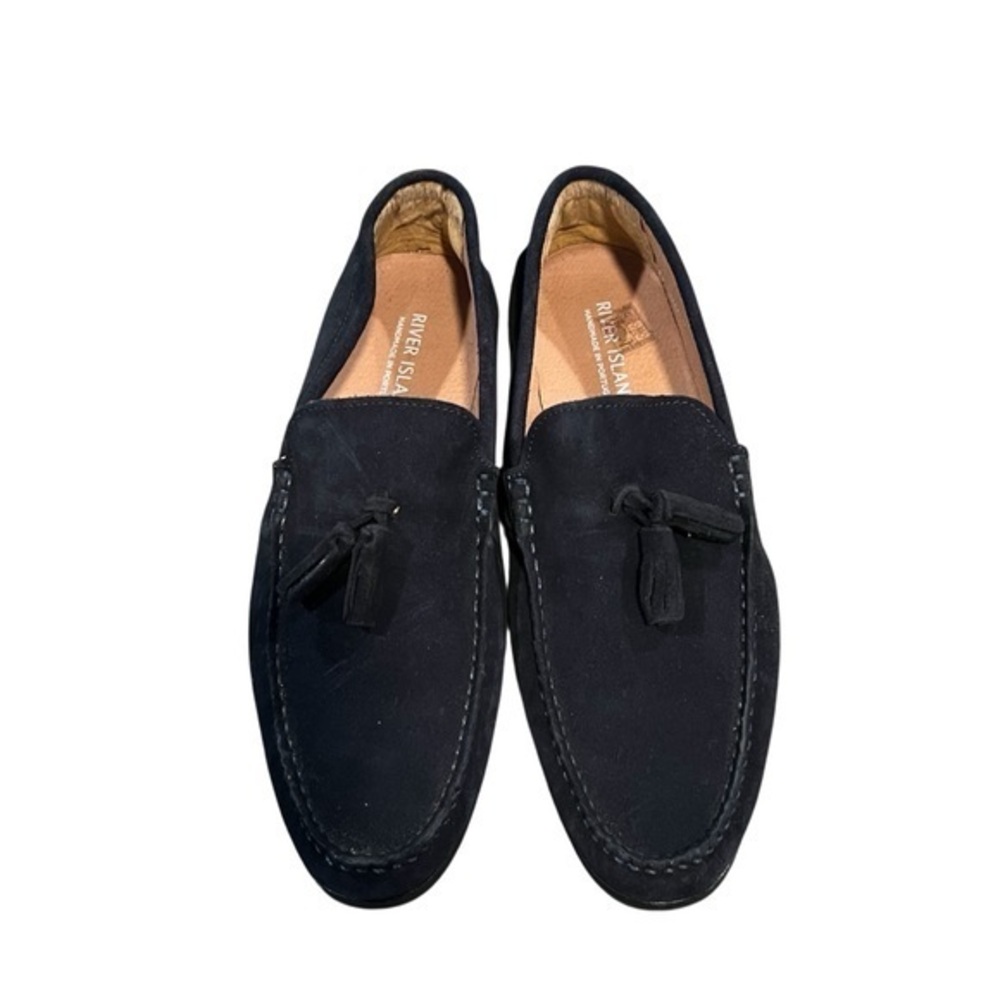 Navy River Island Tassel Loafers size 42